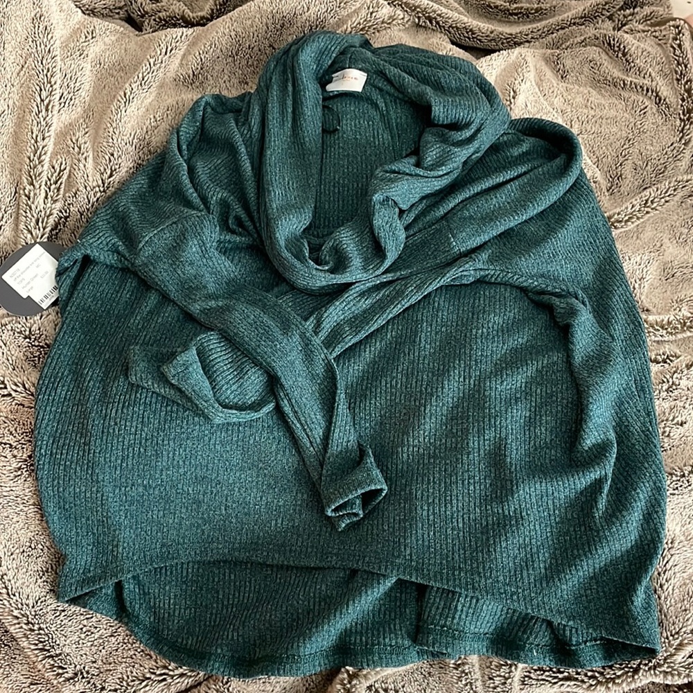 Brand new cowel neck sweater! Beautiful color